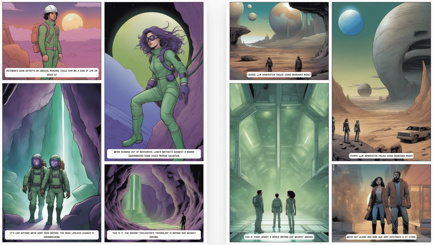 Hidden alien civilization.